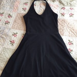 Little Black Halter Dress